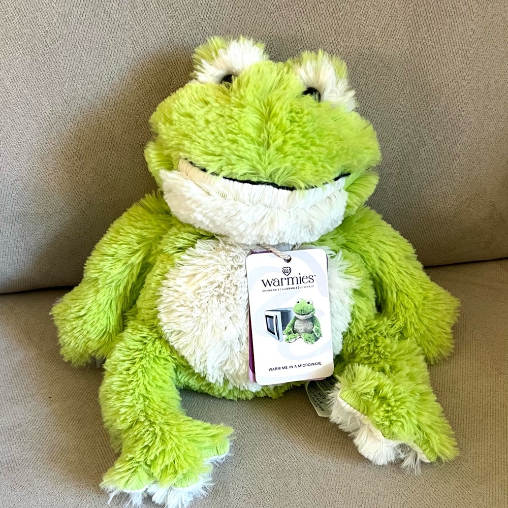 NEW WARMIES Frog Warmies in Green - Picture 10 of 11
